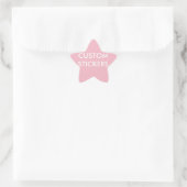 Aangepaste gepersonaliseerde Star Stickers Blank S (Tas)
