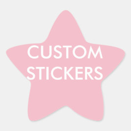 Aangepaste gepersonaliseerde Star Stickers Blank S