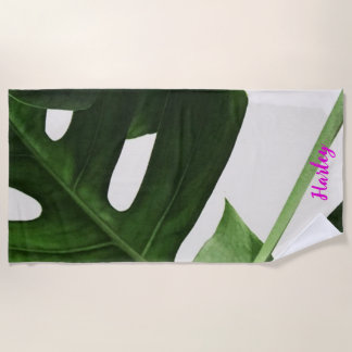 Aangepaste gepersonaliseerde strandlaken