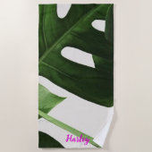 Aangepaste gepersonaliseerde strandlaken (Voorkant)