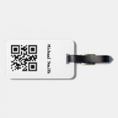 Aangepaste gepersonaliseerde streepjescode, Amerik Bagagelabel (Achterkant horizontaal)