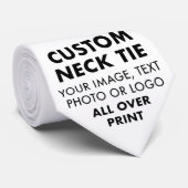 Aangepaste gepersonaliseerde STROPDAS (Opgerold)