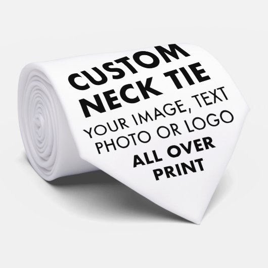 Aangepaste gepersonaliseerde STROPDAS (Opgerold)