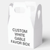 Aangepaste gepersonaliseerde tabel Favor Box Bedankdoosjes (Geopend)
