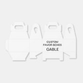 Aangepaste gepersonaliseerde tabel Favor Boxes Lee Bedankdoosjes (Uitgevouwen)