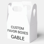 Aangepaste gepersonaliseerde tabel Favor Boxes Lee Bedankdoosjes (Geopend)