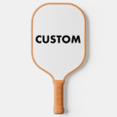 Aangepaste Gepersonaliseerde TAN BRUIN Handvat & T Pickleball Paddle (Voorkant)
