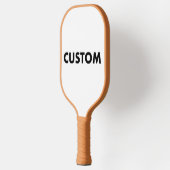 Aangepaste Gepersonaliseerde TAN BRUIN Handvat & T Pickleball Paddle (Links)