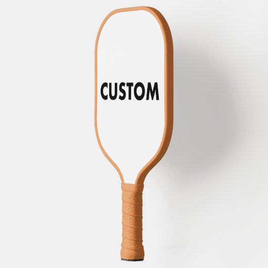 Aangepaste Gepersonaliseerde TAN Handle Trim Carbo Pickleball Paddle (Links)