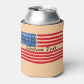 Aangepaste gepersonaliseerde tekst Amerikaanse vla Blikjeskoeler (Blikje Voorkant)