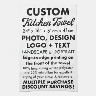 Aangepaste gepersonaliseerde thee / keukenhanddoek