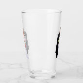 Aangepaste gepersonaliseerde trouwfoto 2-zijdig  glas (Links)