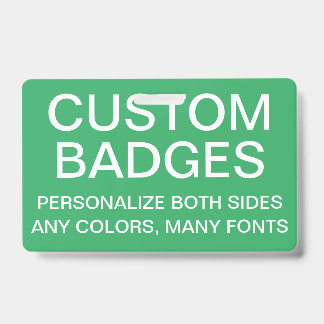 Aangepaste gepersonaliseerde UITROLBARE BADGE-sjab Badge