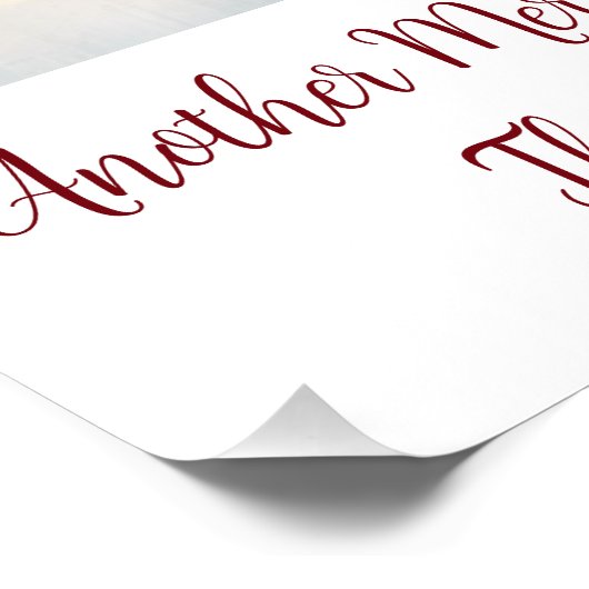 Aangepaste gepersonaliseerde uw eigen tekst Afbeel Perfect Poster (Hoek)