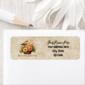 Aangepaste gepersonaliseerde uw offerte vogel met  etiket (Insitu)