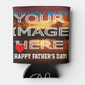 Aangepaste gepersonaliseerde Vaderdag Stubby Holde Blikjeskoeler (Voorkant)