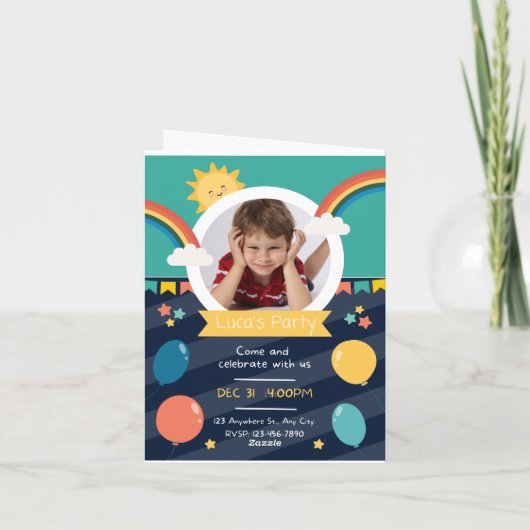 Aangepaste, gepersonaliseerde verjaardag (Achterkant)