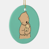 Aangepaste gepersonaliseerde versiering voor mam e keramisch ornament (Rechts)