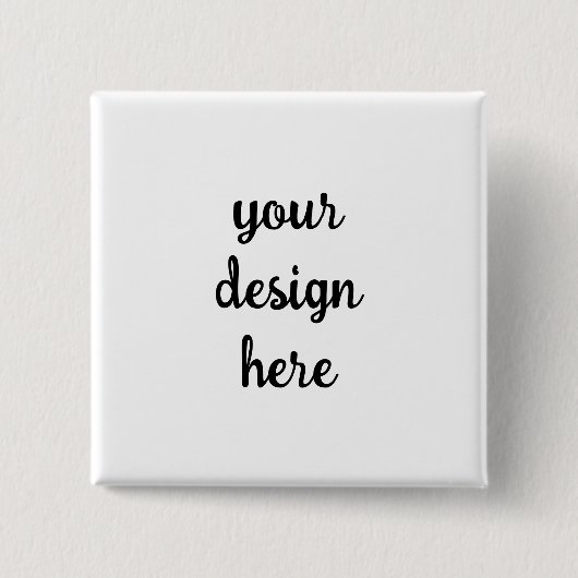 Aangepaste gepersonaliseerde vierkante button 5,1 cm (Voorkant)