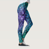 Aangepaste gepersonaliseerde vis zeemeermin leggings (Rechts)