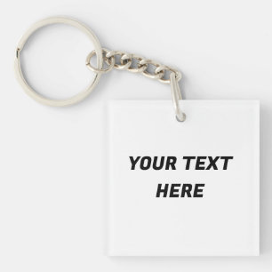 Aangepaste Gepersonaliseerde Voer Uw Tekst Hier In Sleutelhanger