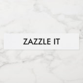 Aangepaste gepersonaliseerde waterfles Label Blank Waterfles Etiket (Enkel label)