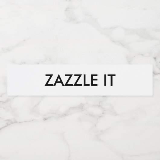 Aangepaste gepersonaliseerde waterfles Label Blank Waterfles Etiket (Enkel label)