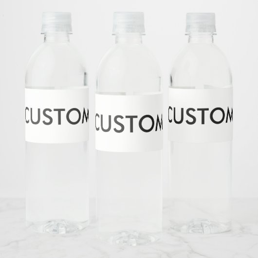 Aangepaste gepersonaliseerde waterfles Label Blank Waterfles Etiket (Flessen)