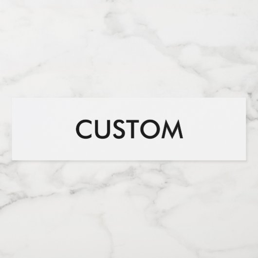 Aangepaste gepersonaliseerde waterfles Label Blank Waterfles Etiket (Enkel label)