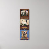 Aangepaste gepersonaliseerde Westerne foto Canvas  (Voorkant)