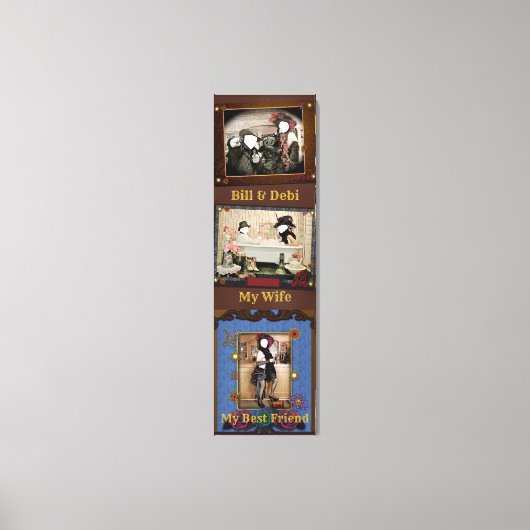 Aangepaste gepersonaliseerde Westerne foto Canvas Afdruk (Voorkant)