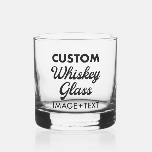 Aangepaste gepersonaliseerde Whiskey Glas 12oz (Voorkant)