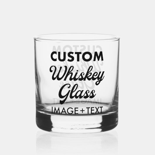 Aangepaste gepersonaliseerde Whiskey Glass 12oz. Whisky Glas (Voorkant)