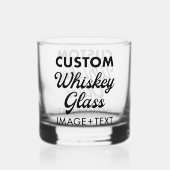 Aangepaste gepersonaliseerde Whiskey Glass 12oz. Whisky Glas (Achterkant)
