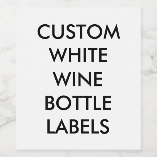Aangepaste gepersonaliseerde Wijnfles Etiketten (6 (Enkel label)