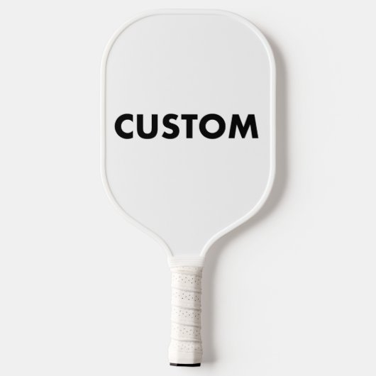 Aangepaste Gepersonaliseerde WITTE Handvat Trim Ca Pickleball Paddle (Achterkant)