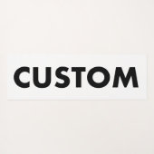 Aangepaste Gepersonaliseerde Yoga Mat - Dubbelzijd (Achterkant (horizontaal))