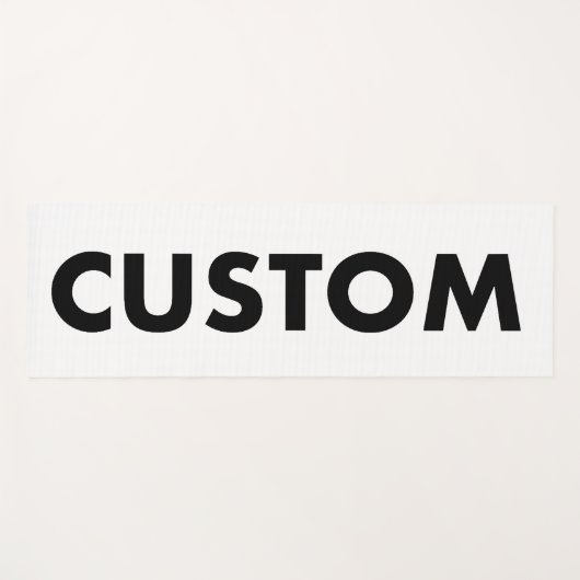 Aangepaste Gepersonaliseerde Yoga Mat - Dubbelzijd (Voorkant (horizontaal))