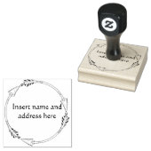 Aangepaste gepersonaliseerde zakelijke rubberstemp rubberstempel (Gestempeld)