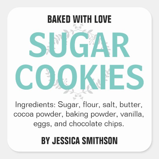 Aangepaste gepersonaliseerde zelfgemaakte label HM (Voorkant)