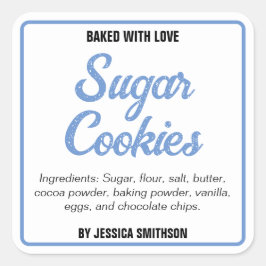 Aangepaste gepersonaliseerde zelfgemaakte label HM