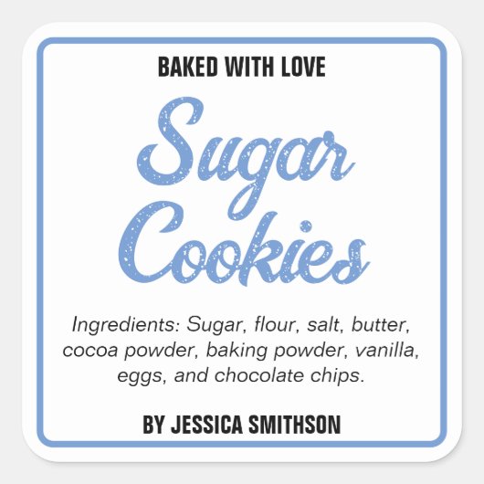 Aangepaste gepersonaliseerde zelfgemaakte label HM (Voorkant)