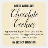 Aangepaste gepersonaliseerde zelfgemaakte label HM (Voorkant)