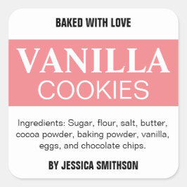 Aangepaste gepersonaliseerde zelfgemaakte label HM