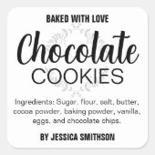 Aangepaste gepersonaliseerde zelfgemaakte label HM (Voorkant)