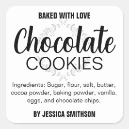 Aangepaste gepersonaliseerde zelfgemaakte label HM