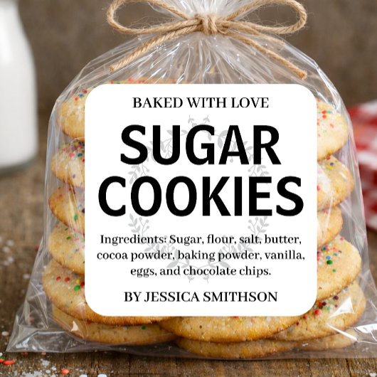 Aangepaste gepersonaliseerde zelfgemaakte label HM