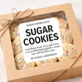 Aangepaste gepersonaliseerde zelfgemaakte label HM