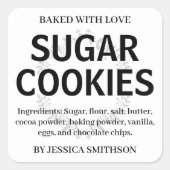 Aangepaste gepersonaliseerde zelfgemaakte label HM (Voorkant)