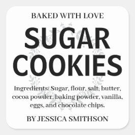 Aangepaste gepersonaliseerde zelfgemaakte label HM